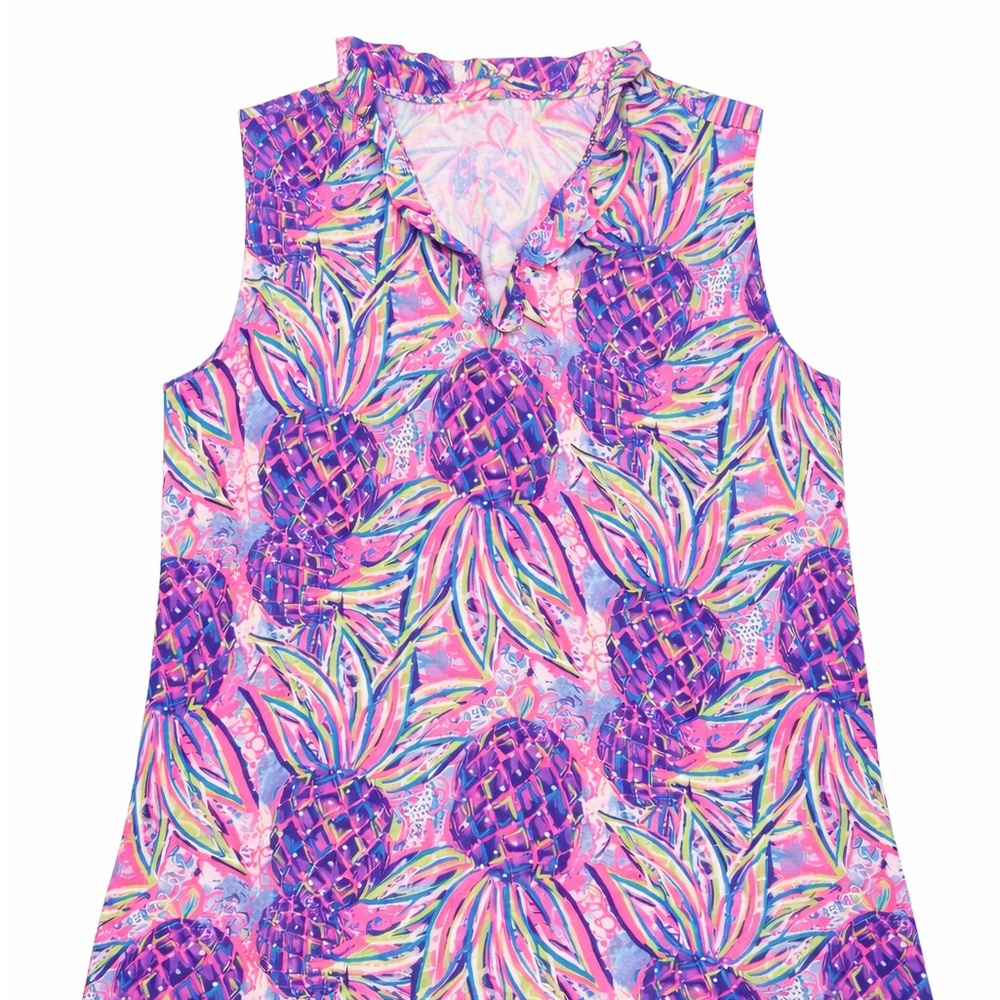 Lulu-B Colorful vibrant pineapple Dress size 3X